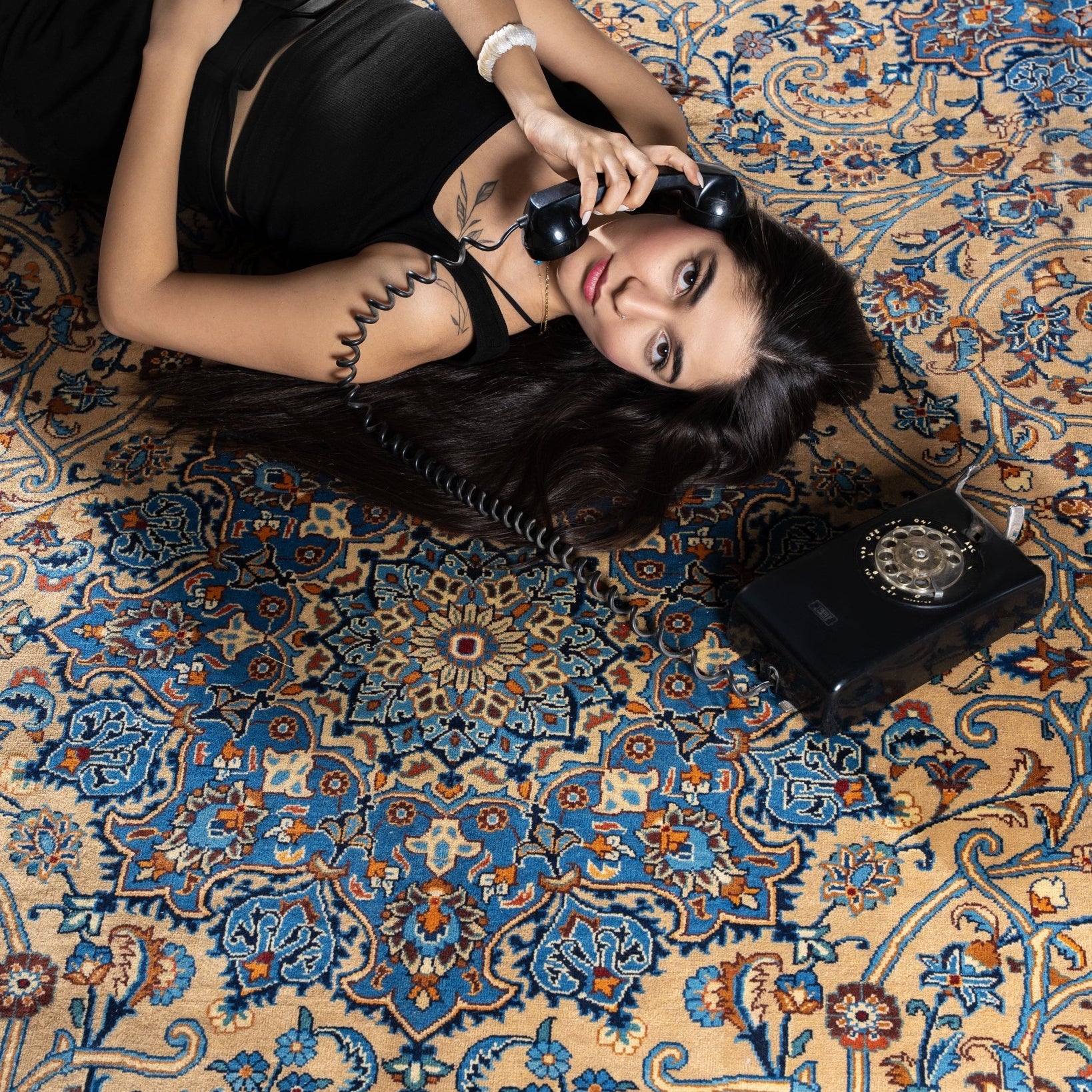 Persian Kashmar Rug | 6' 7" x 9' 4" - Rug the Rock - 