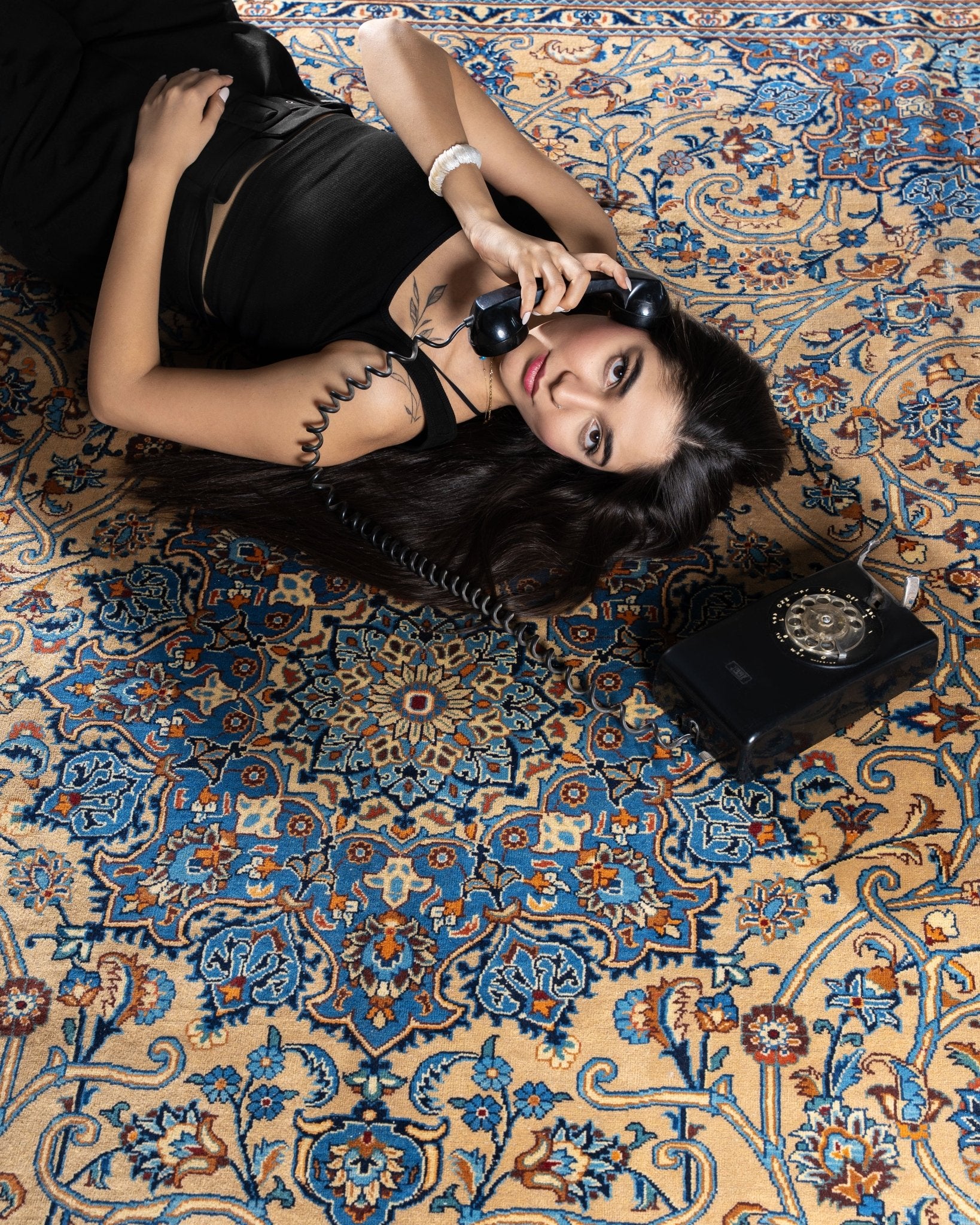 Persian Kashmar Rug | 6' 7" x 9' 4" - Rug the Rock - 