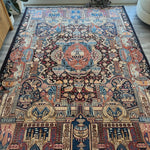 Persian Kashmar Rug | 6' 7" x 9' 4" - Rug the Rock