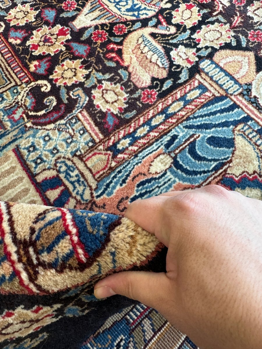 Persian Kashmar Rug | 6' 7" x 9' 4" - Rug the Rock