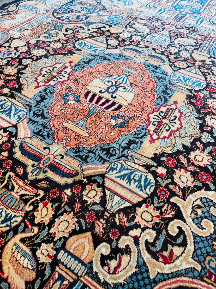 Persian Kashmar Rug | 6' 7" x 9' 4" - Rug the Rock