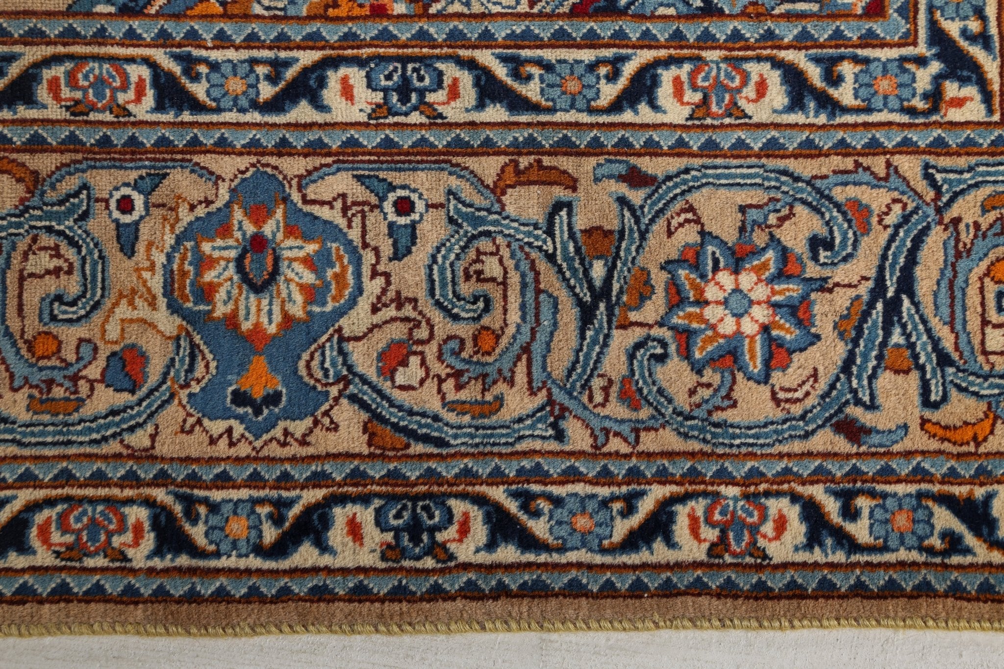 Persian Kashmar Rug | 6' 7" x 9' 4" - Rug the Rock - 