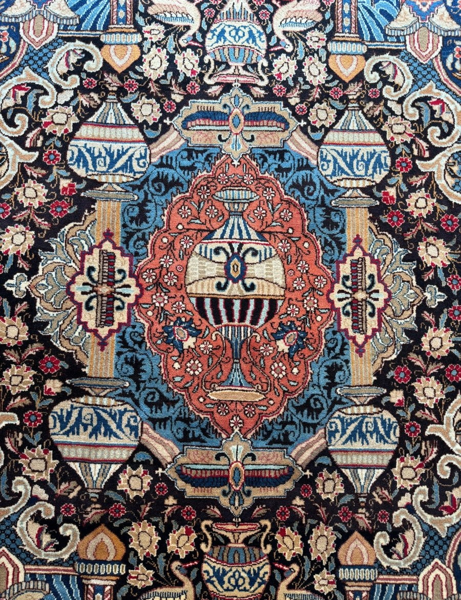 Persian Kashmar Rug | 6' 7" x 9' 4" - Rug the Rock