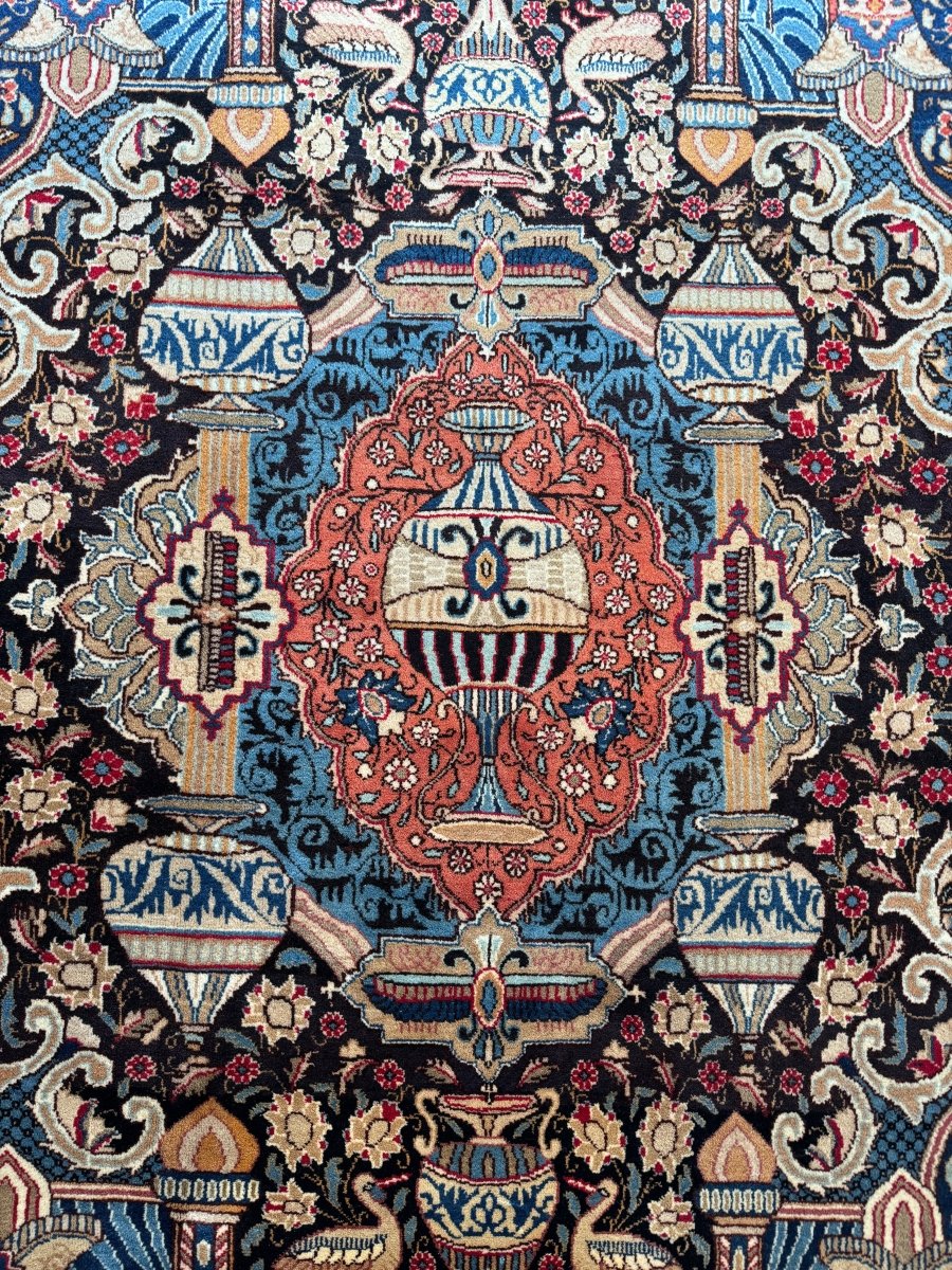 Persian Kashmar Rug | 6' 7" x 9' 4" - Rug the Rock