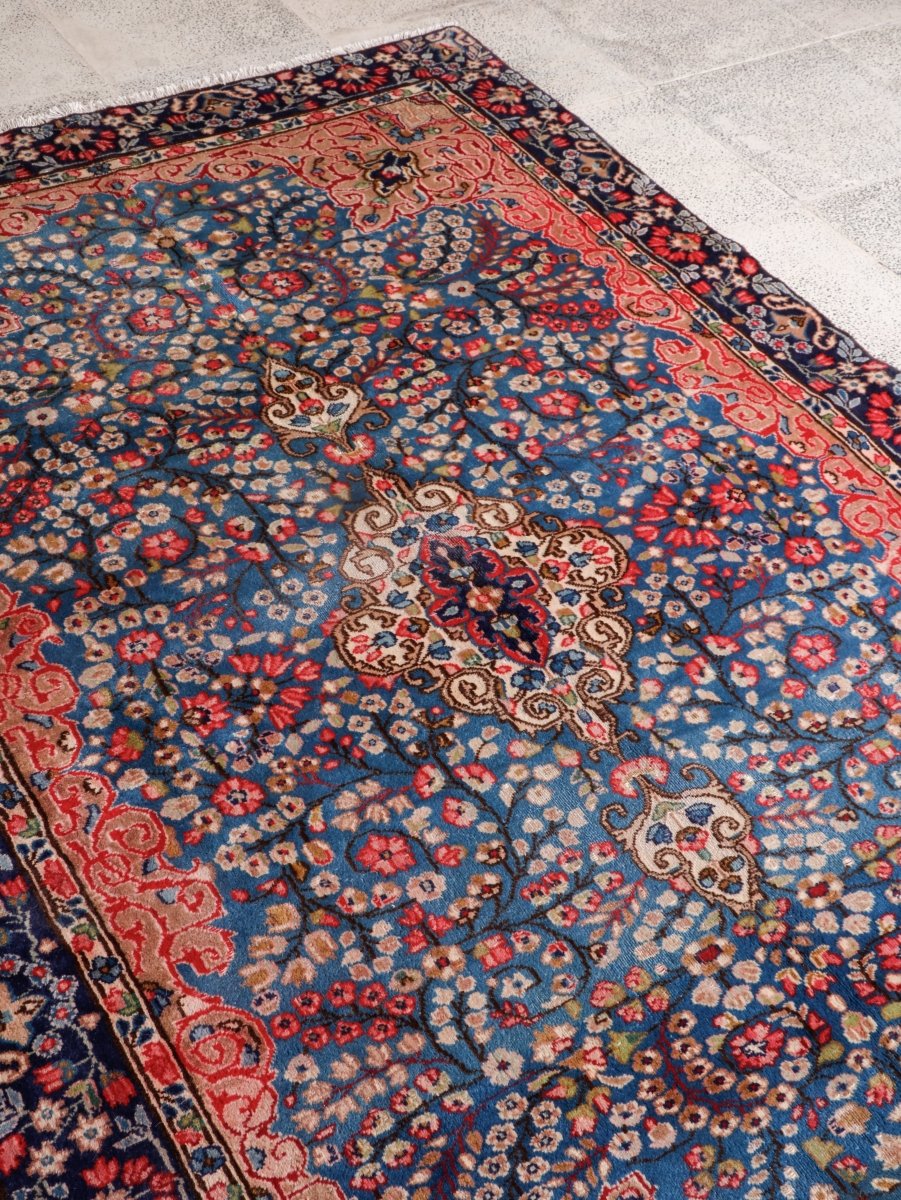 Persian Kerman Rug | 4' 9” x 7' 6" - Rug the Rock - 