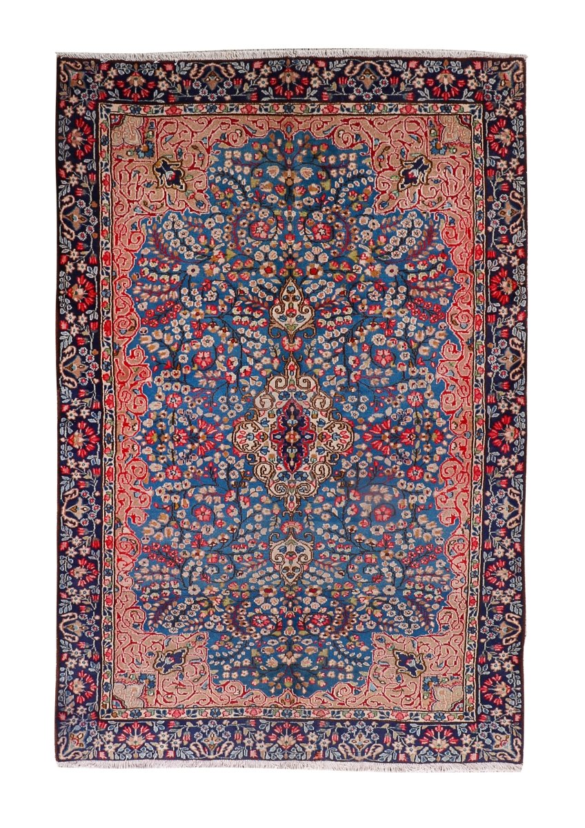 Persian Kerman Rug | 4' 9” x 7' 6" - Rug the Rock - 