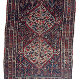 Persian Khamseh Rug | 5' 4" x 7' 3" - Rug the Rock - available rugsbrown and taupe colorLarge Rugs > 4' x 8'