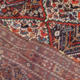 Persian Khamseh Rug | 5' 4" x 7' 3" - Rug the Rock - available rugsbrown and taupe colorLarge Rugs > 4' x 8'