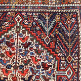 Persian Khamseh Rug | 5' 4" x 7' 3" - Rug the Rock - available rugsbrown and taupe colorLarge Rugs > 4' x 8'