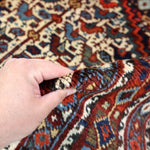 Persian Khamseh Rug | 5' 4" x 7' 3" - Rug the Rock - available rugsbrown and taupe colorLarge Rugs > 4' x 8'