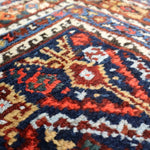 Persian Khamseh Rug | 5' 4" x 7' 3" - Rug the Rock - available rugsbrown and taupe colorLarge Rugs > 4' x 8'