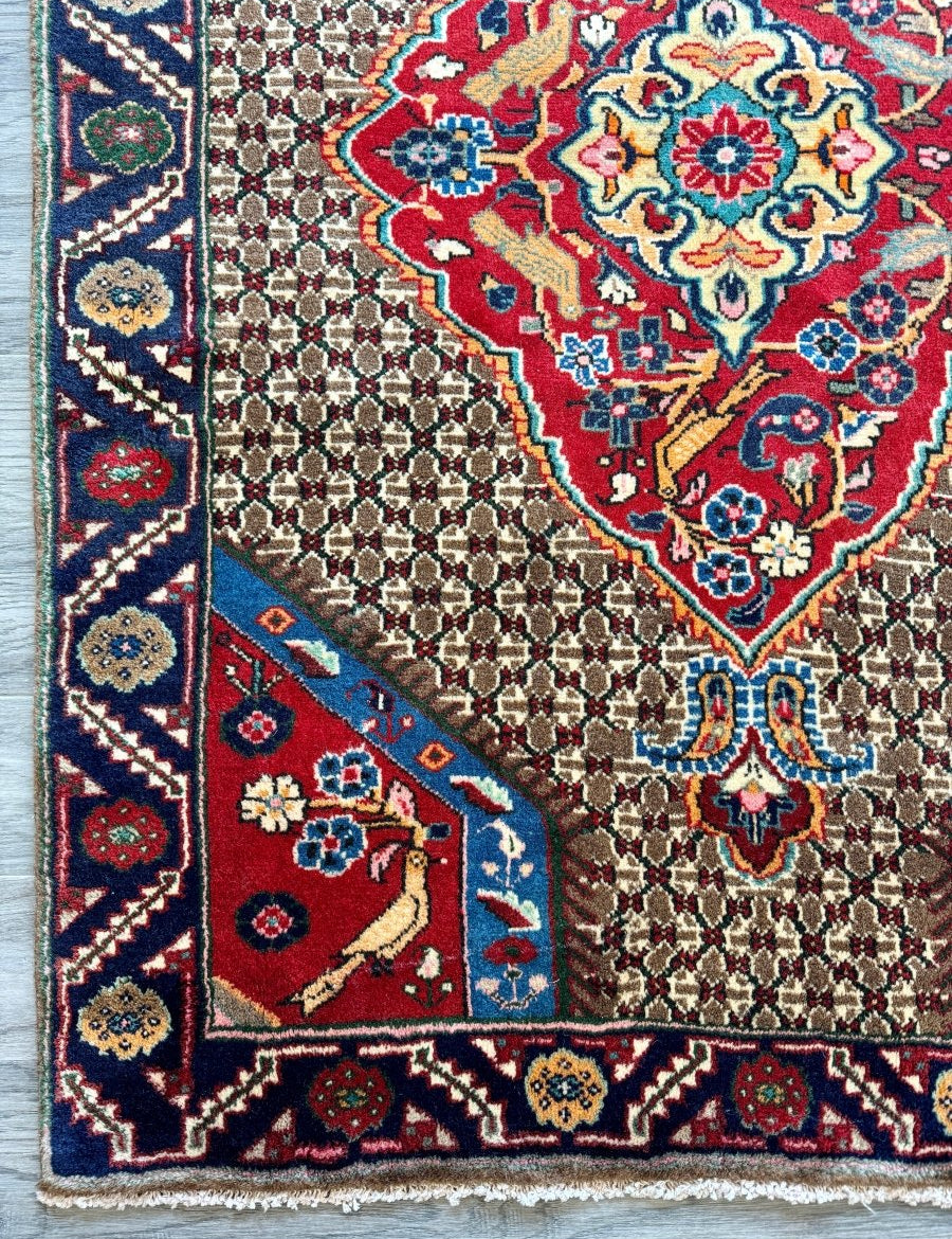 Persian Koliai Rug | 3' 4" x 4' 11" - Rug the Rock