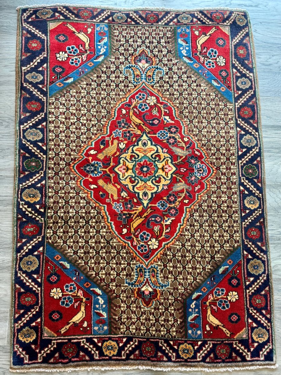 Persian Koliai Rug | 3' 4" x 4' 11" - Rug the Rock