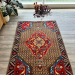 Persian Koliai Rug | 3' 4" x 4' 11" - Rug the Rock