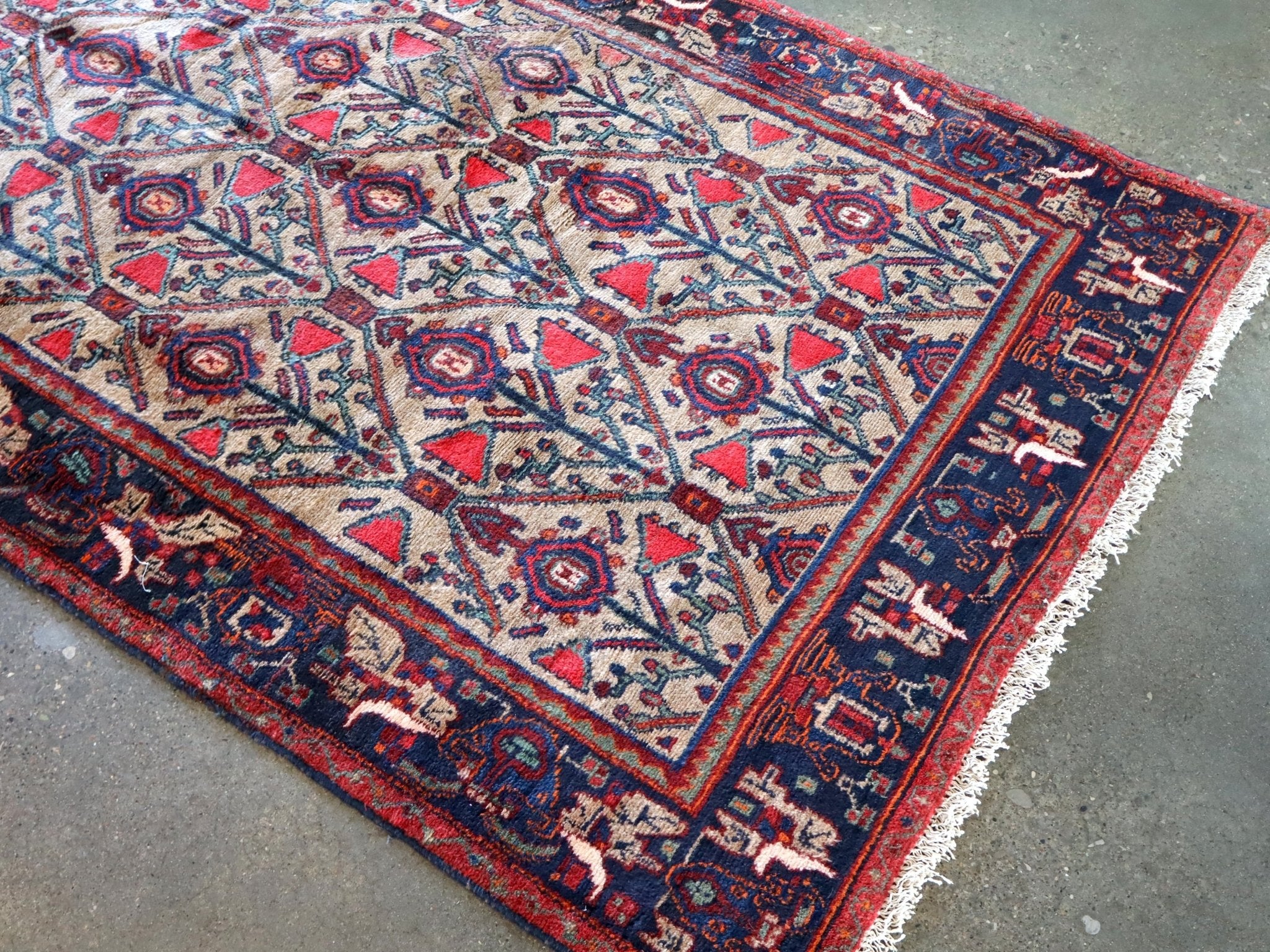Persian Koliai Rug | 4' 3" x 8' 10" - Rug the Rock -
