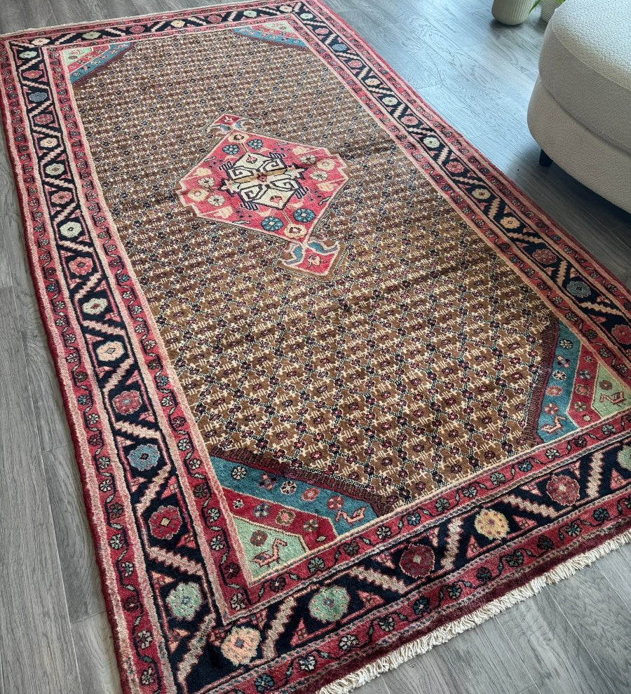 Persian Koliai Rug | 5’ 1" x 9’ 5" - Rug the Rock