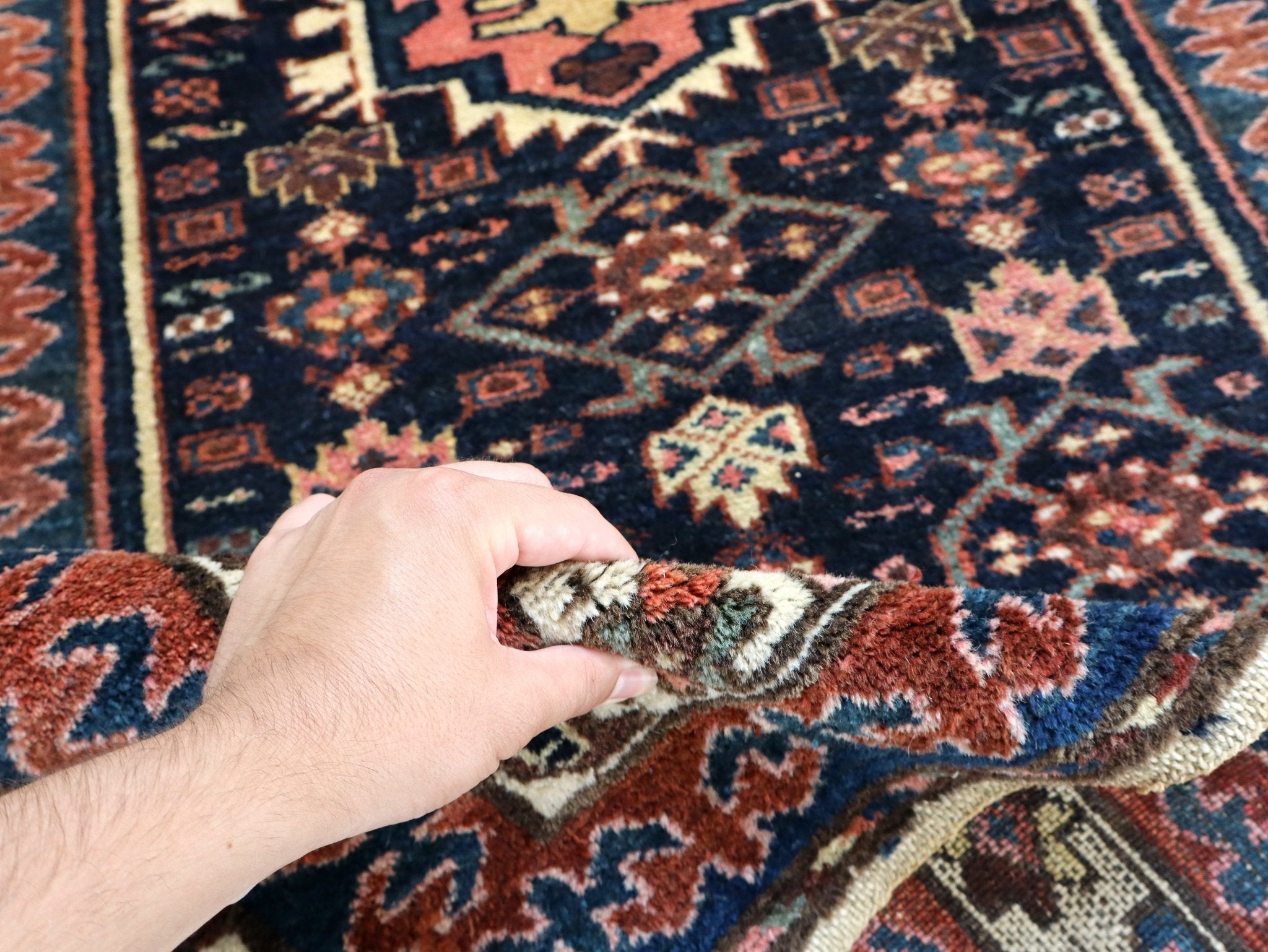 Persian Kurdi Rug | 3' 10" x 7' 2" - Rug the Rock - 
