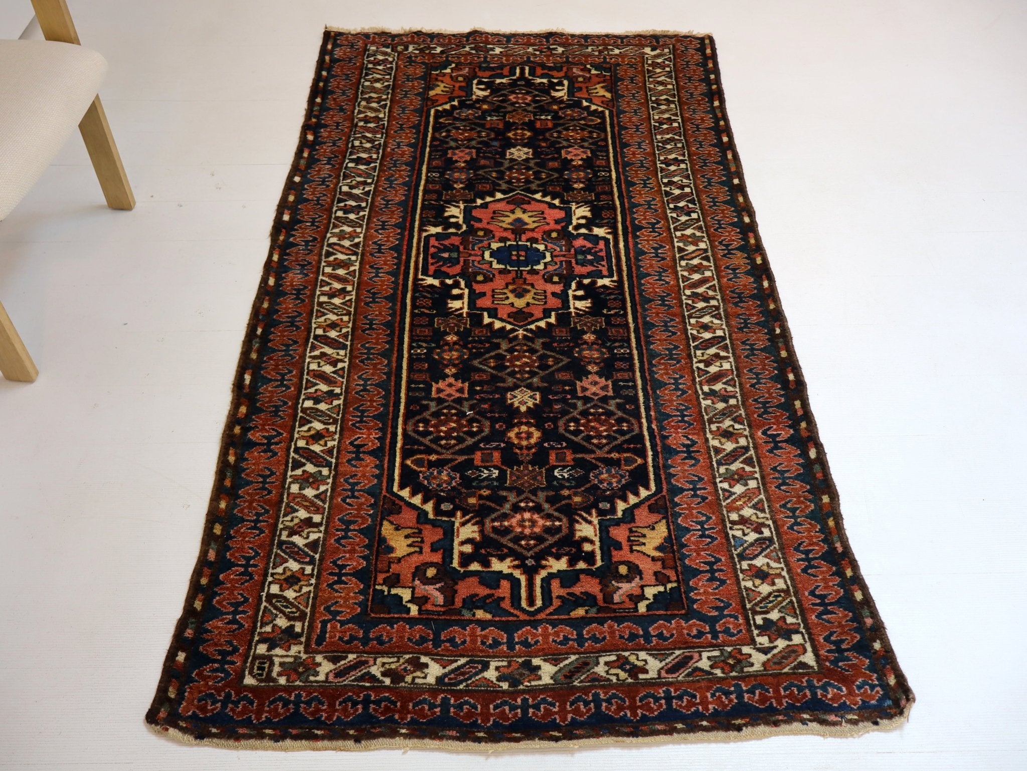 Persian Kurdi Rug | 3' 10" x 7' 2" - Rug the Rock - 