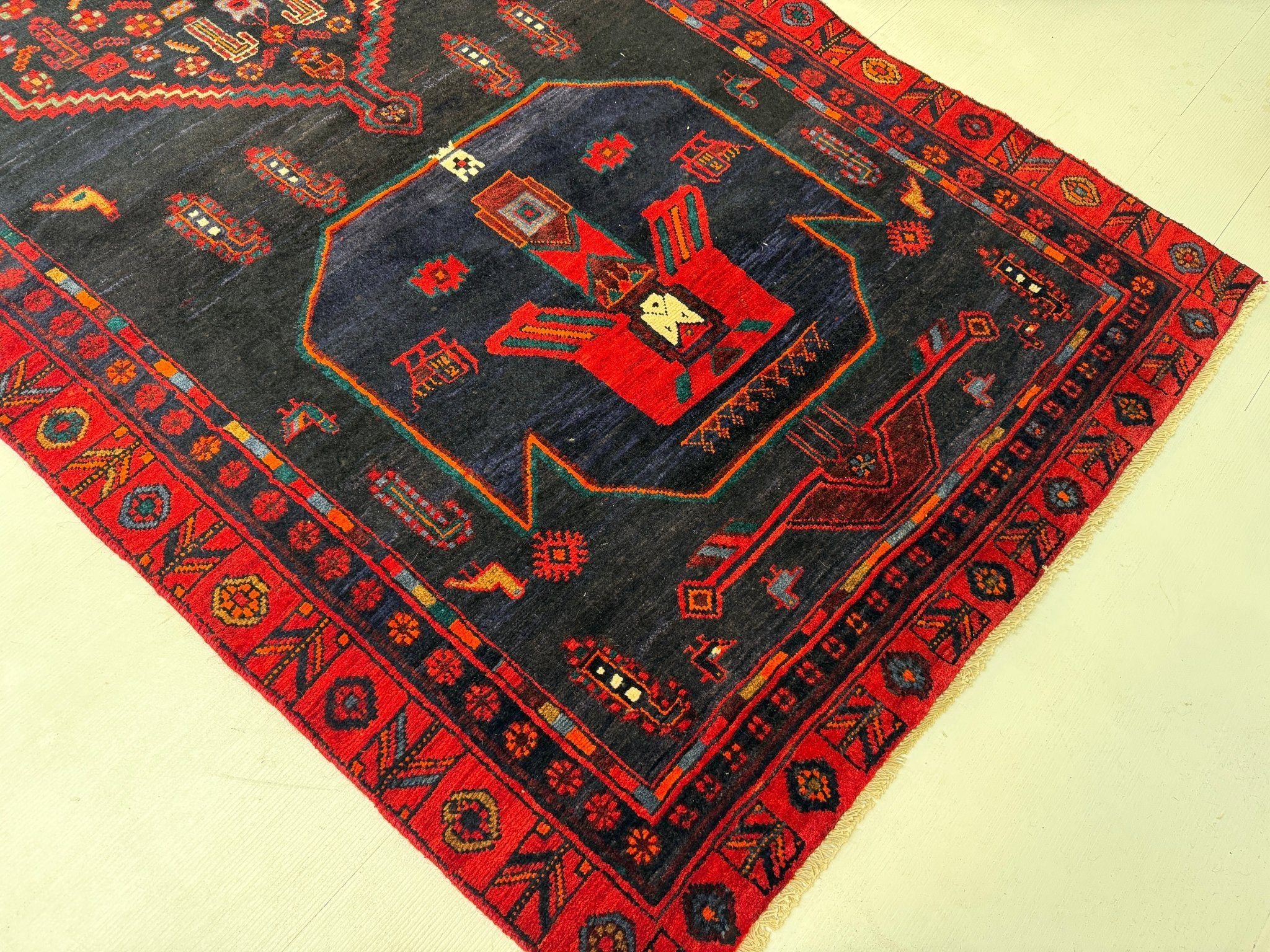 Persian Kurdi Rug | 4' 4” x 11' 2" - Rug the Rock - Runner Rug