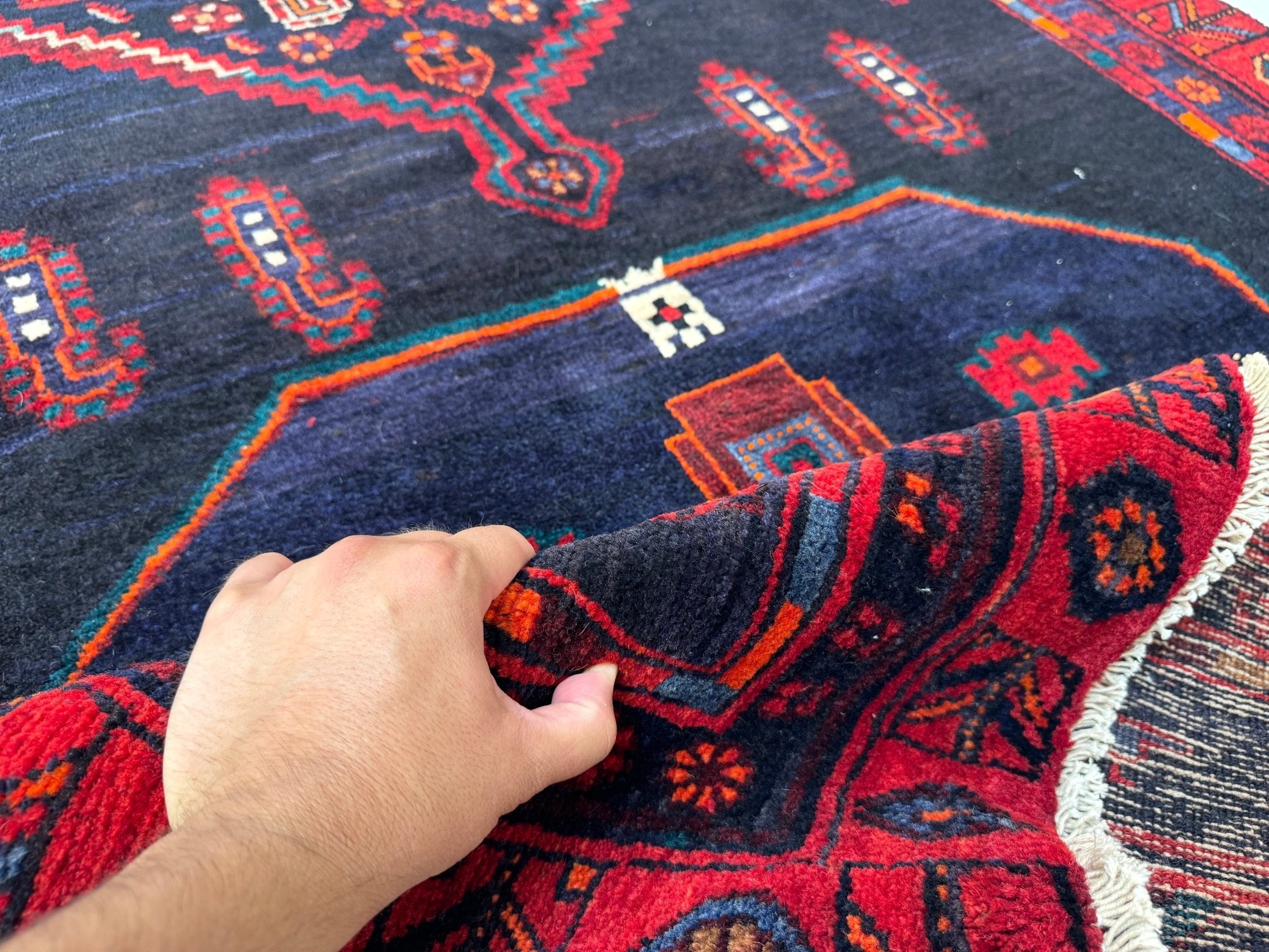 Persian Kurdi Rug | 4' 4” x 11' 2" - Rug the Rock - Runner Rug