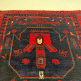 Persian Kurdi Rug | 4' 4” x 11' 2" - Rug the Rock - Runner Rug