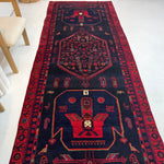 Persian Kurdi Rug | 4' 4” x 11' 2" - Rug the Rock - Runner Rug