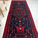 Persian Kurdi Rug | 4' 4” x 11' 2" - Rug the Rock - Runner Rug