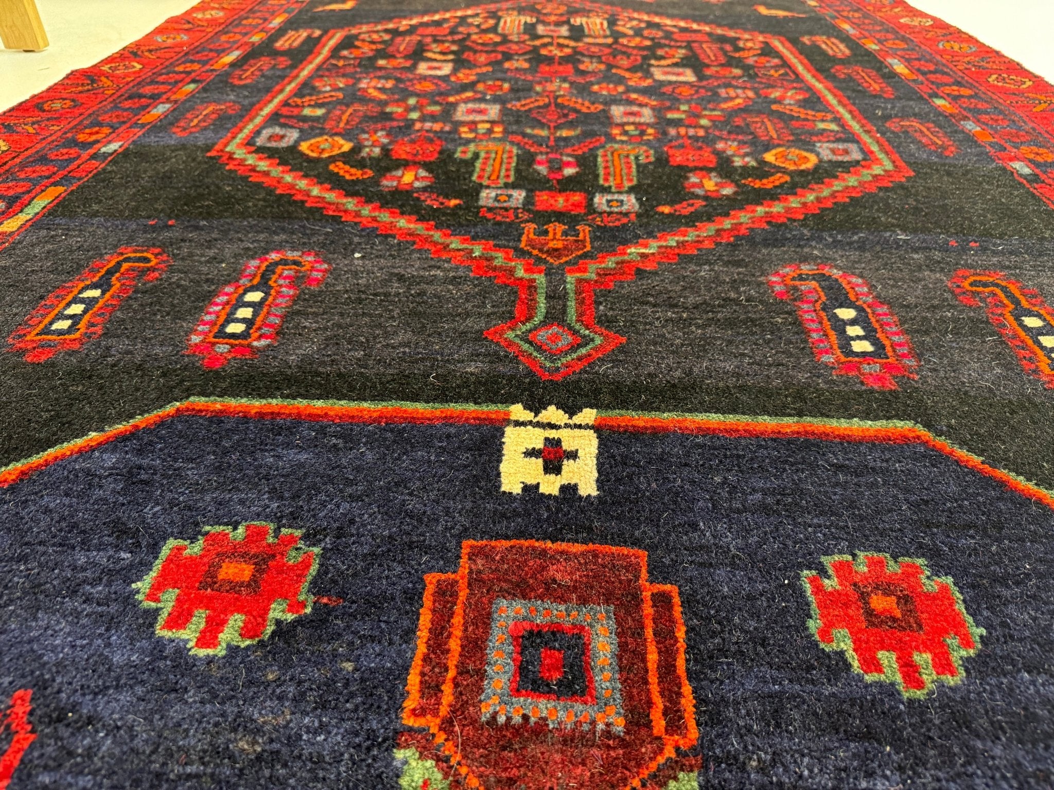 Persian Kurdi Rug | 4' 4” x 11' 2" - Rug the Rock - Runner Rug