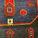 Persian Kurdi Rug | 4' 4” x 11' 2" - Rug the Rock - Runner Rug