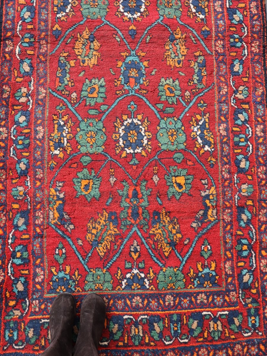 Persian Kurdish Bidjar Runner Rug | 3' 8" x 13' 5" - Rug the Rock - 