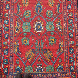 Persian Kurdish Bidjar Runner Rug | 3' 8" x 13' 5" - Rug the Rock - 