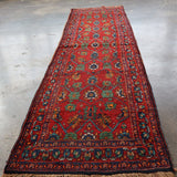 Persian Kurdish Bidjar Runner Rug | 3' 8" x 13' 5" - Rug the Rock - 