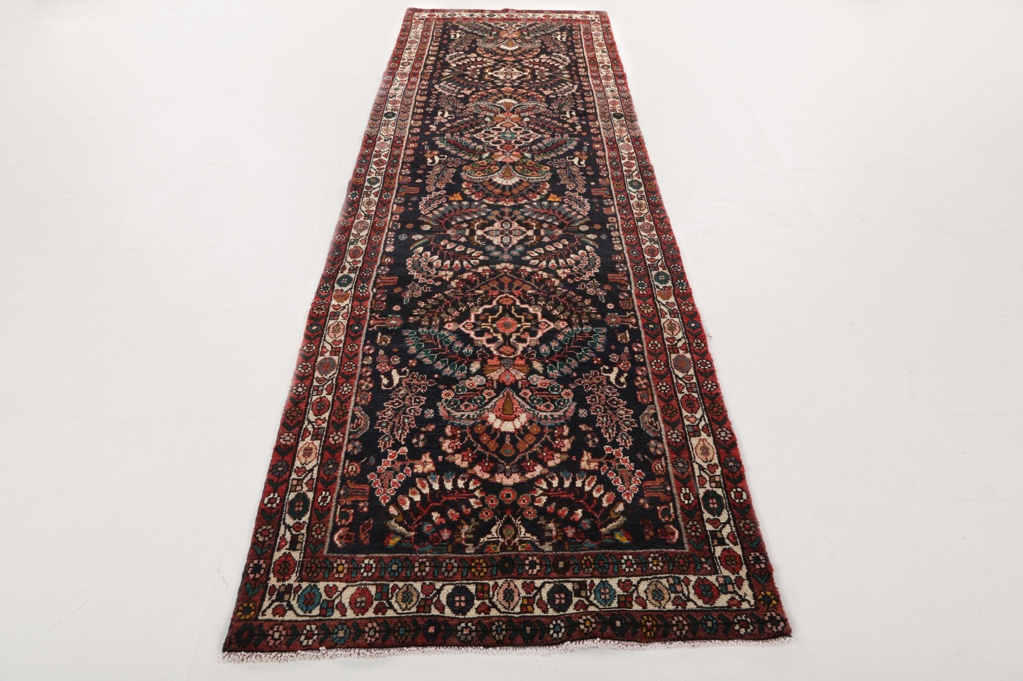 Persian Lilihan Runner Rug | 3' 5" x 11' 4" - Rug the Rock - 