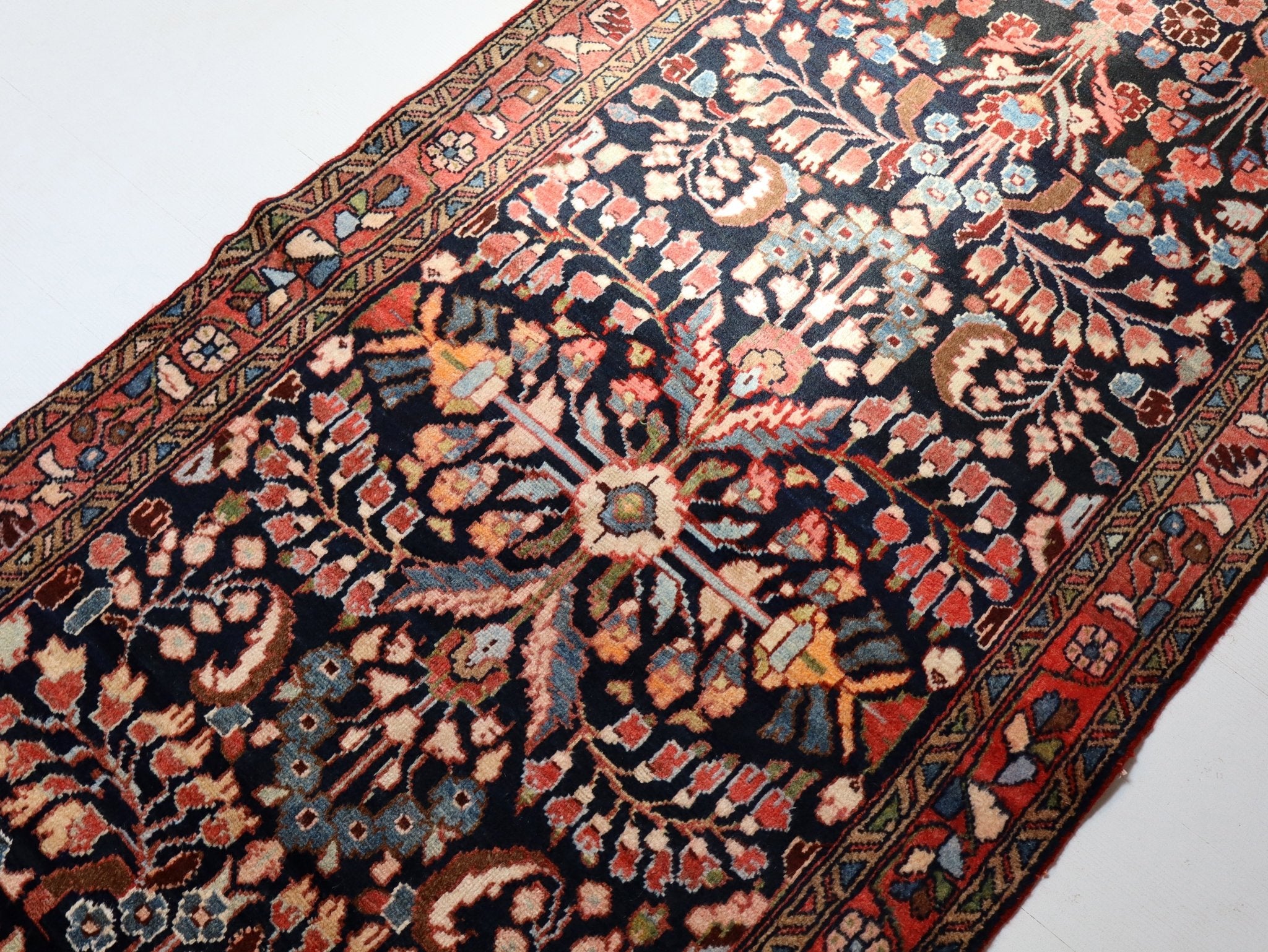 Persian Lilihan Runner Rug | 3' 5” x 9' 11" - Rug the Rock - 