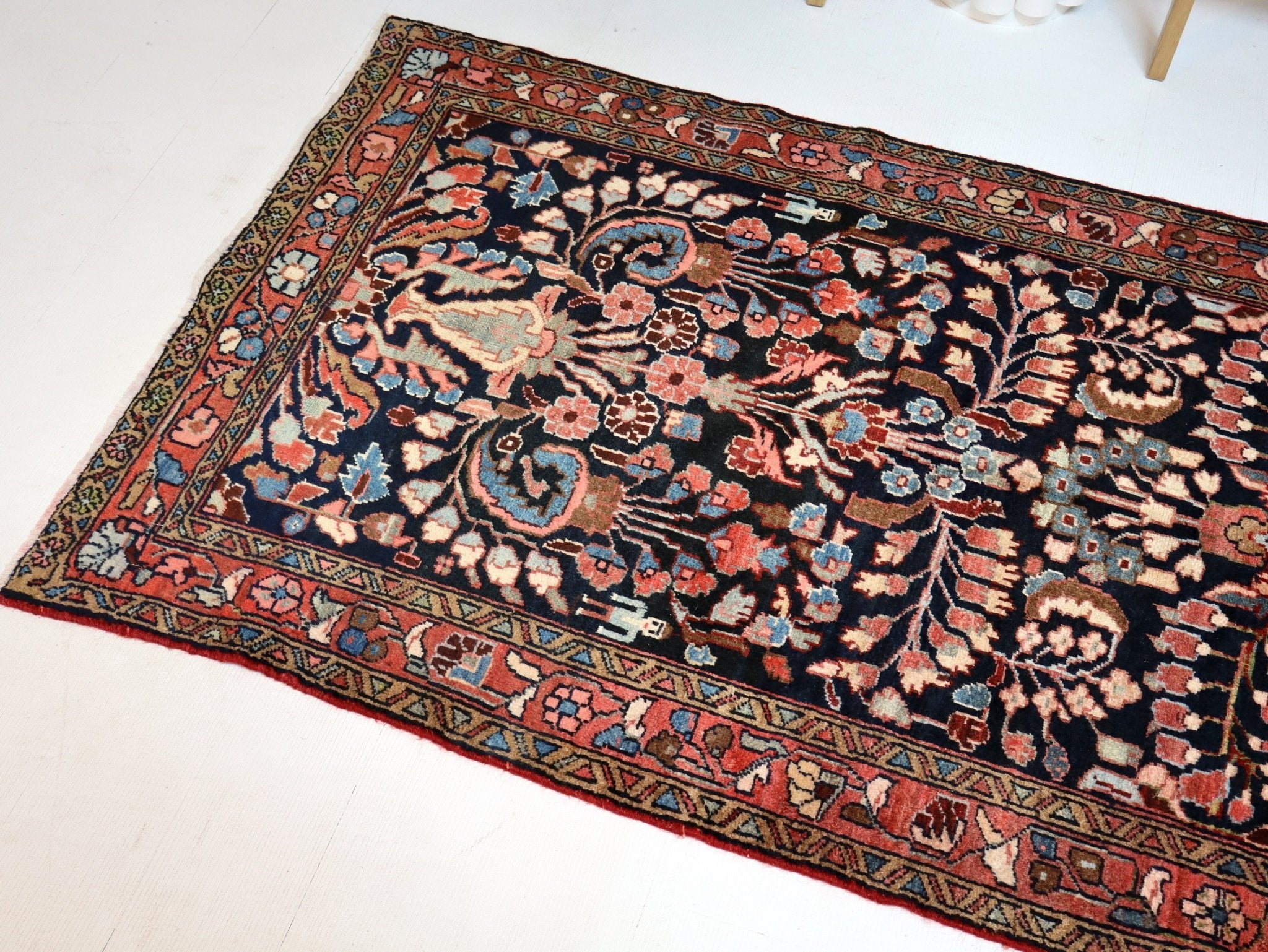Persian Lilihan Runner Rug | 3' 5” x 9' 11" - Rug the Rock - 