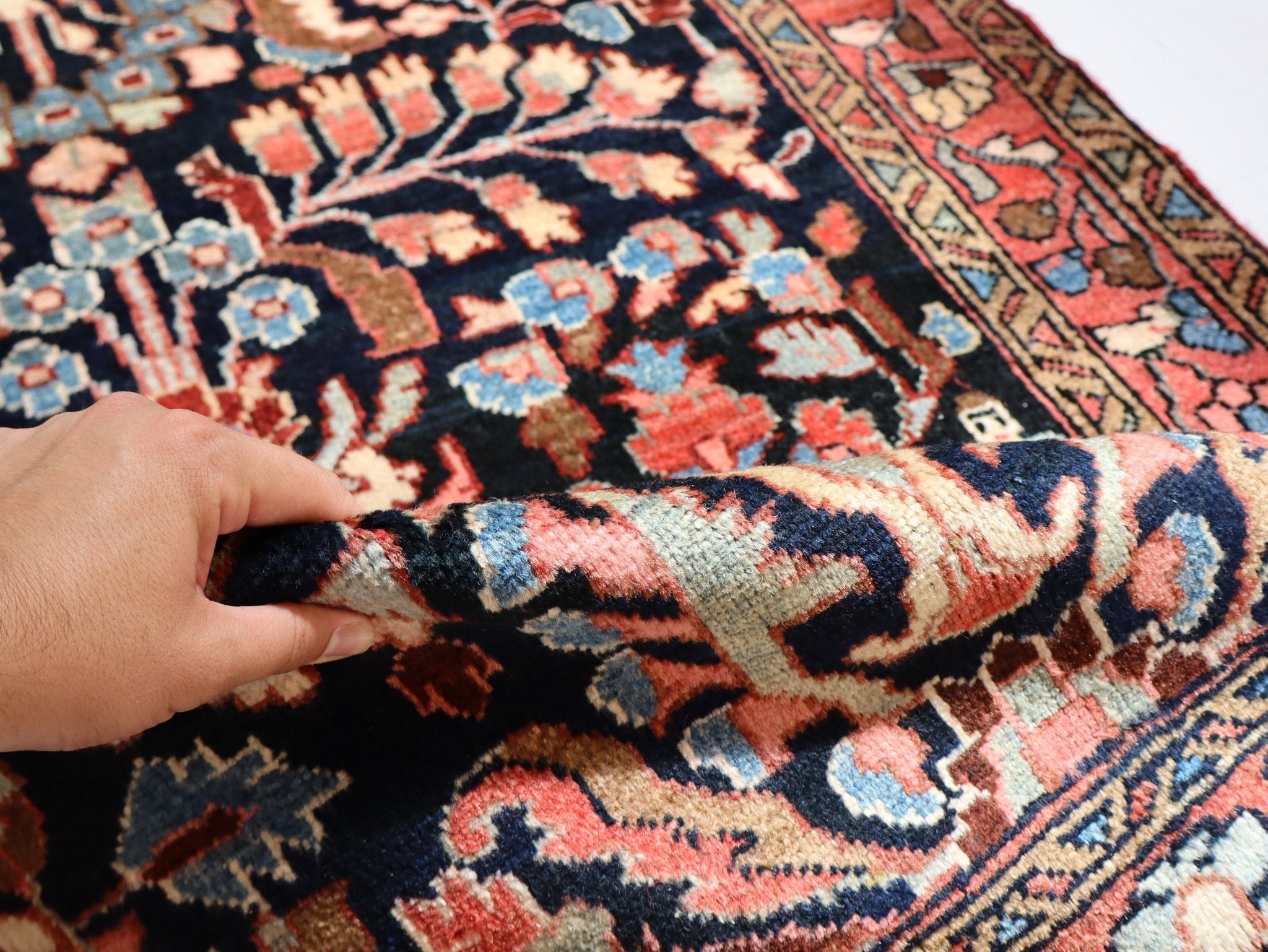 Persian Lilihan Runner Rug | 3' 5” x 9' 11" - Rug the Rock - 