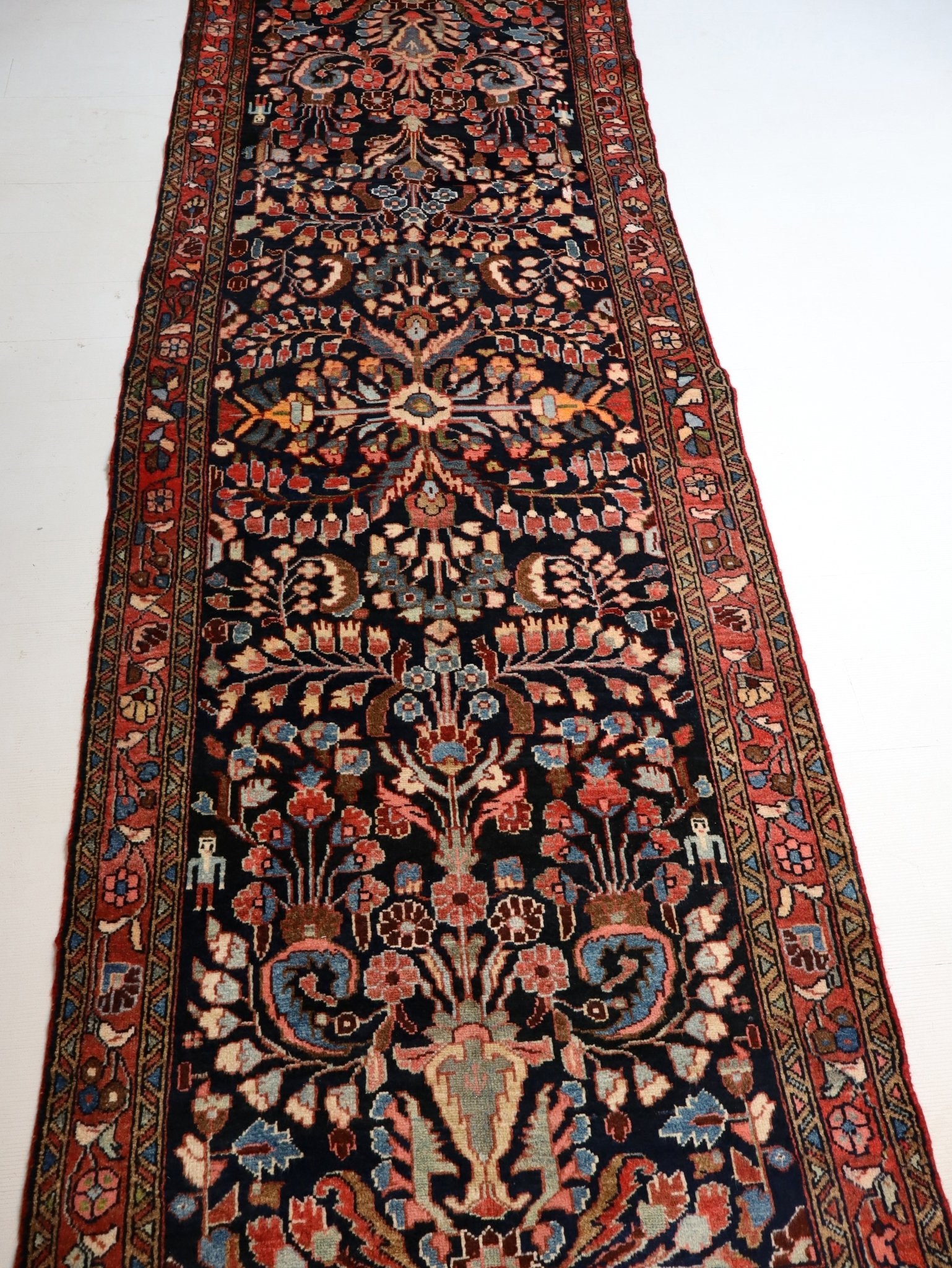 Persian Lilihan Runner Rug | 3' 5” x 9' 11" - Rug the Rock - 