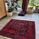 Persian Lori Rug | 2' 5" x 2' 7" - Rug the Rock