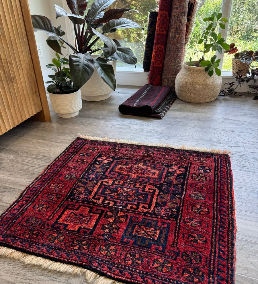 Persian Lori Rug | 2' 5" x 2' 7" - Rug the Rock