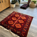 Persian Lori Rug | 2' 7" x 2' 7" - Rug the Rock