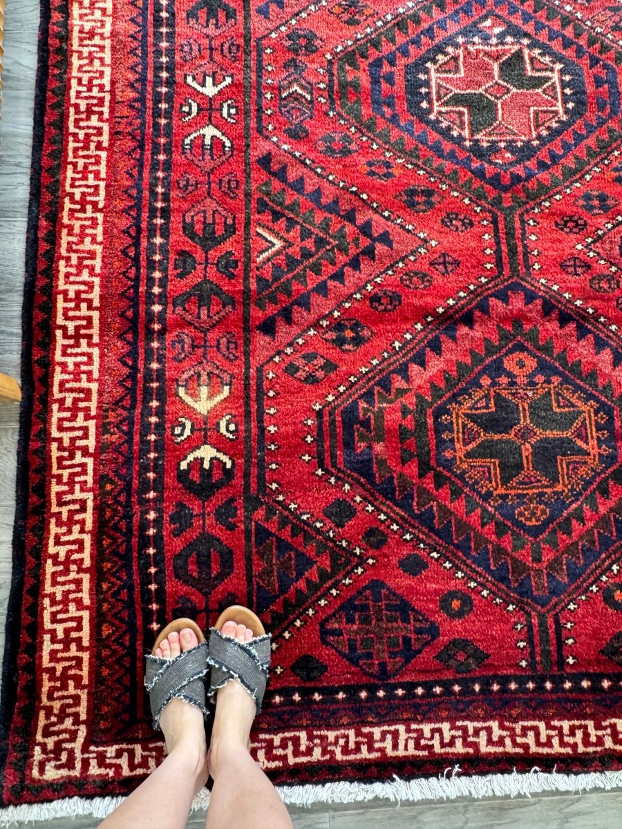 Persian Luri Rug | 5' 7" x 8' 6" - Rug the Rock