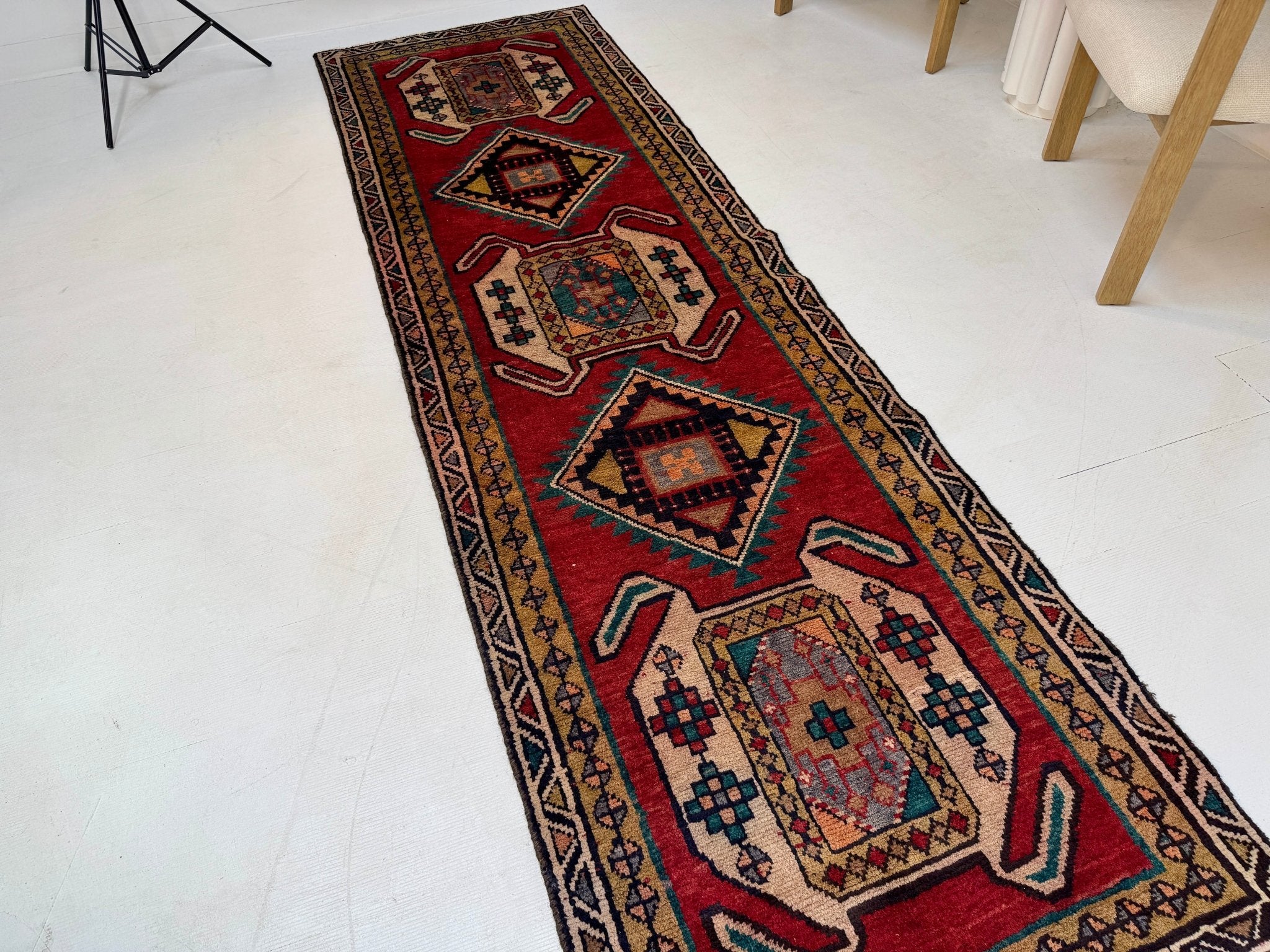 Persian Luri Runner Rug | 2' 10” x 9' 9" - Rug the Rock - 