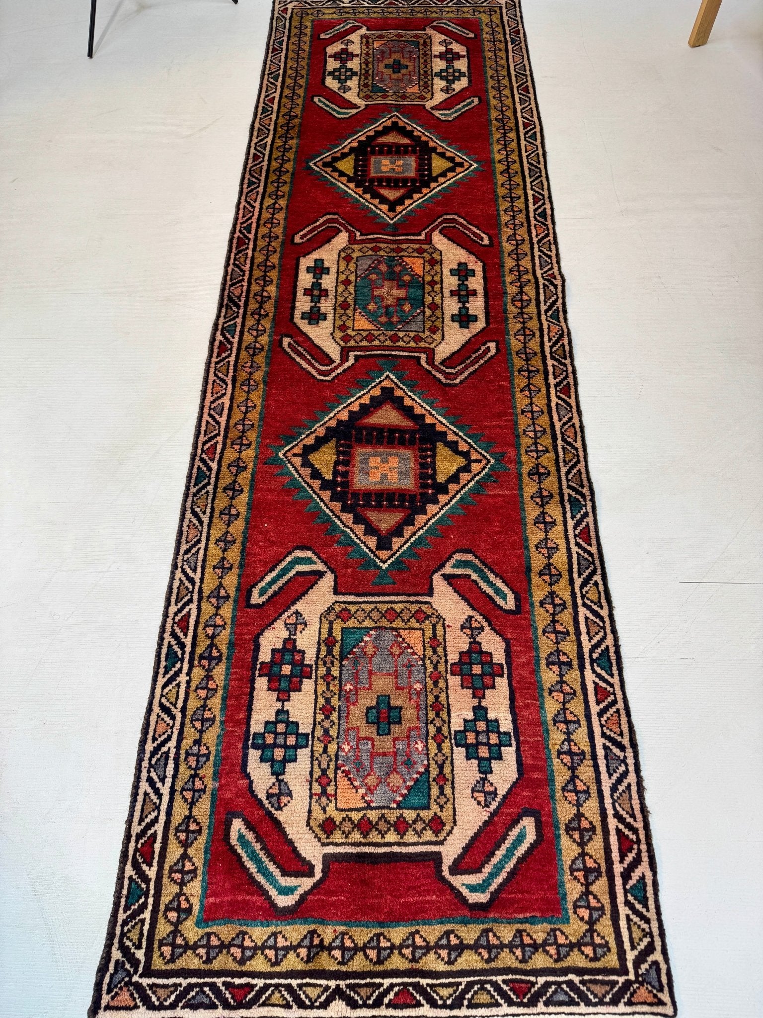 Persian Luri Runner Rug | 2' 10” x 9' 9" - Rug the Rock - 
