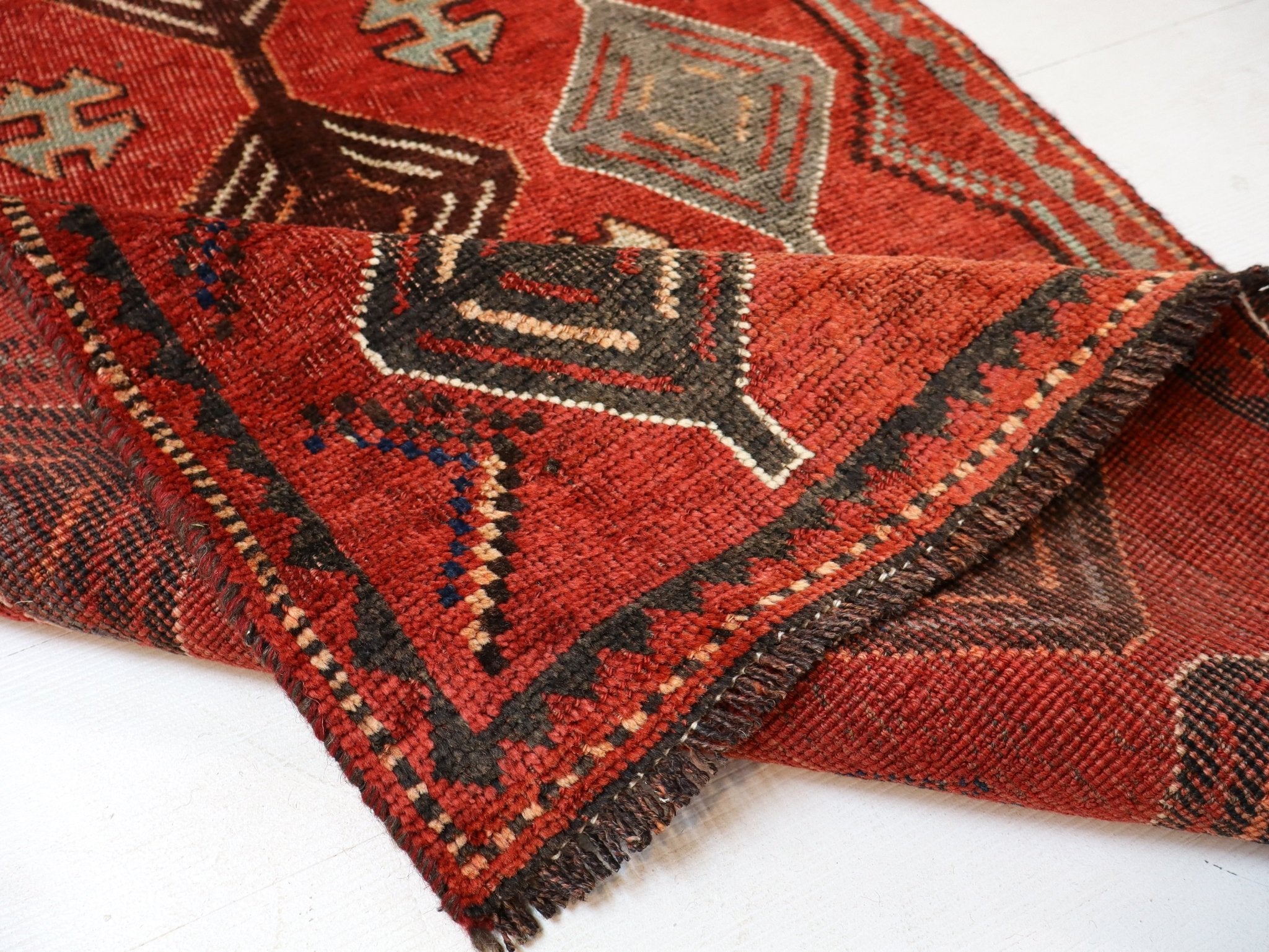 Persian Luri Runner Rug | 3' 1” x 8' 8" - Rug the Rock - 