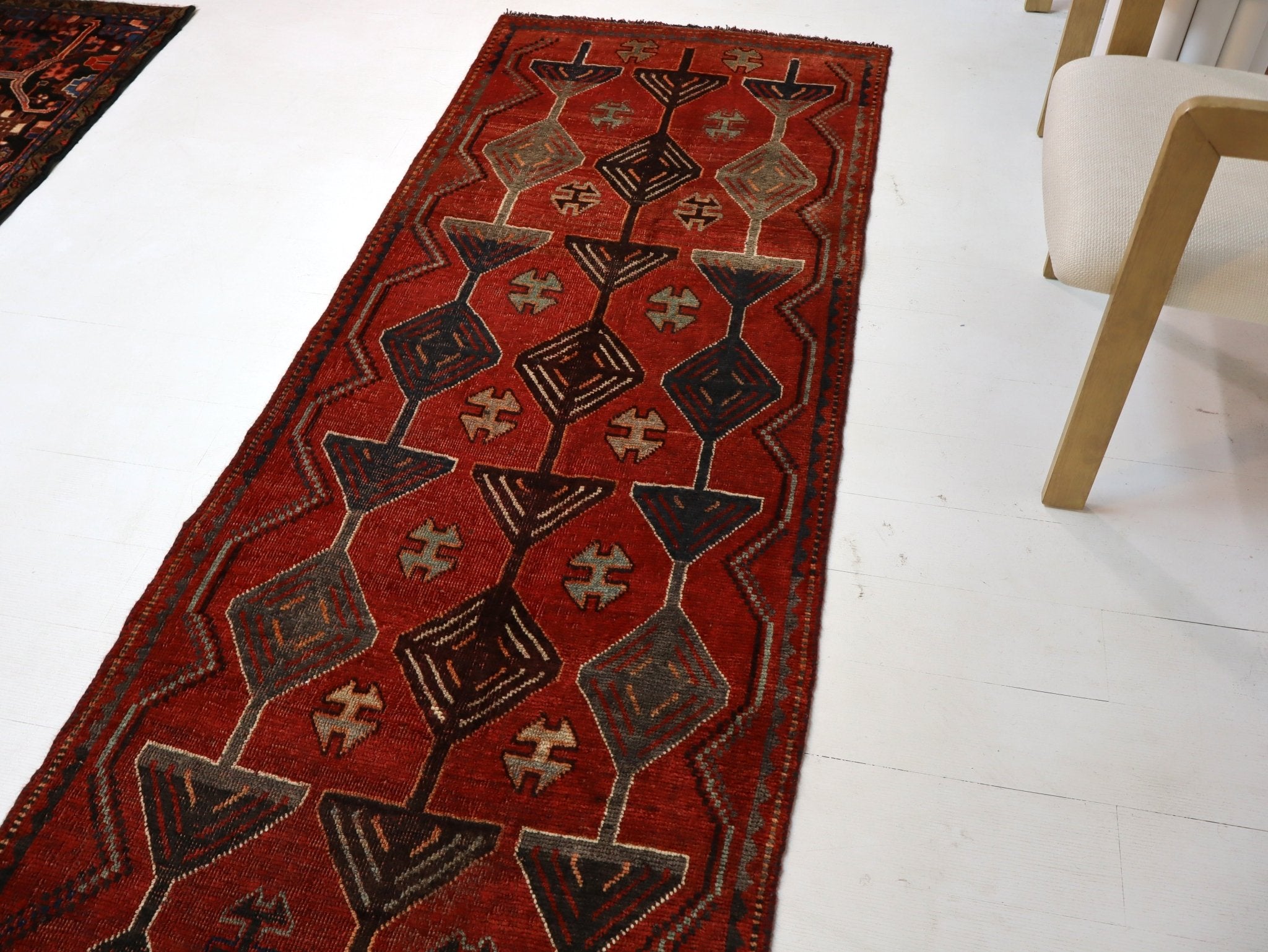 Persian Luri Runner Rug | 3' 1” x 8' 8" - Rug the Rock - 
