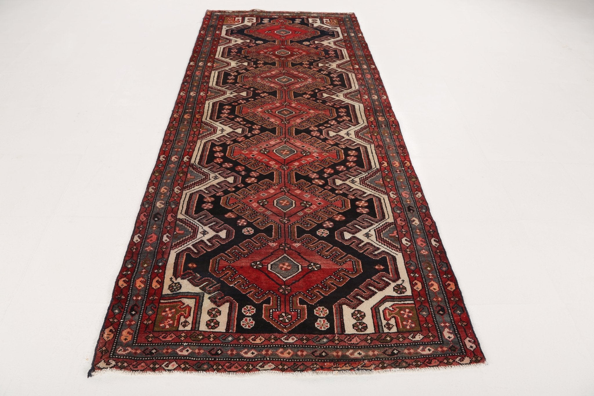 Persian Luri Runner Rug | 3' 10" x 9' 6" - Rug the Rock - 