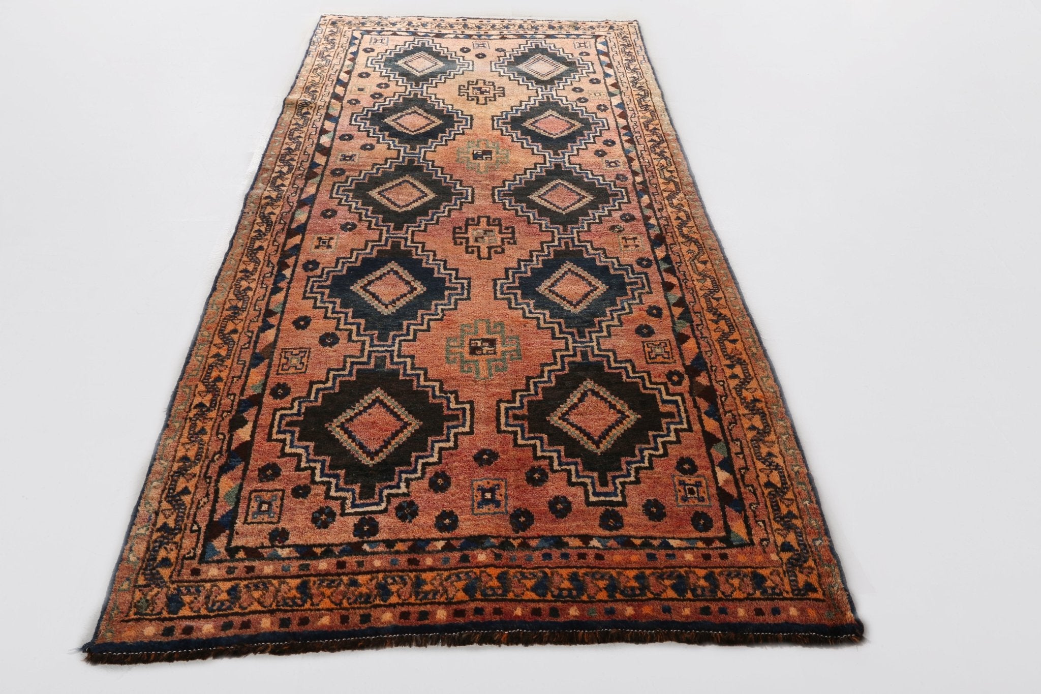 Persian Luri Runner Rug | 4' 3" x 9' 4" - Rug the Rock - 