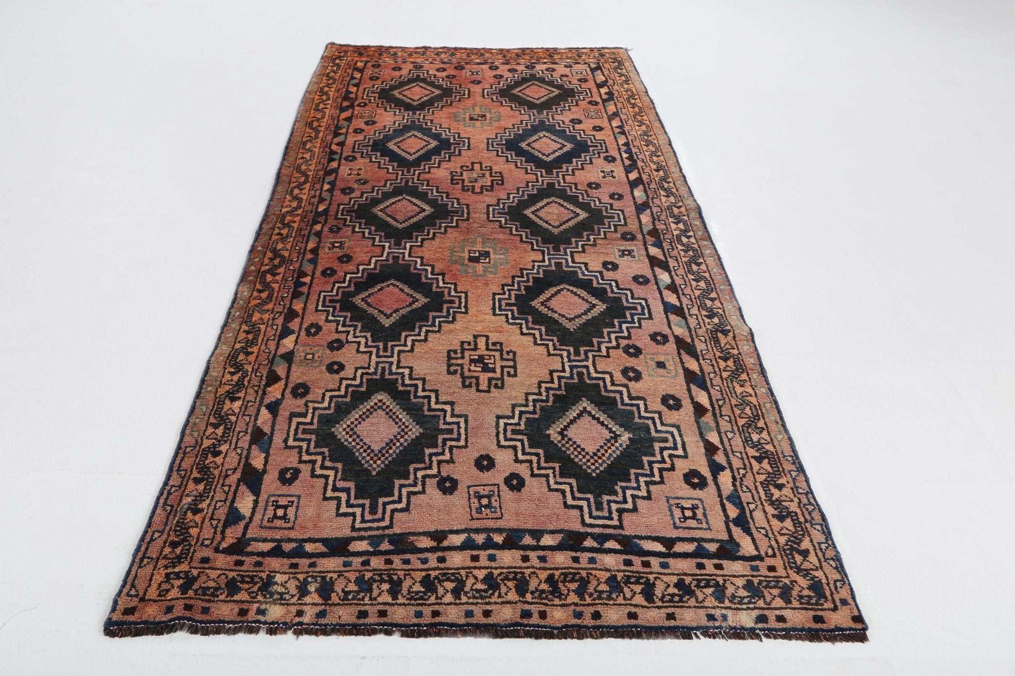 Persian Luri Runner Rug | 4' 3" x 9' 4" - Rug the Rock - 
