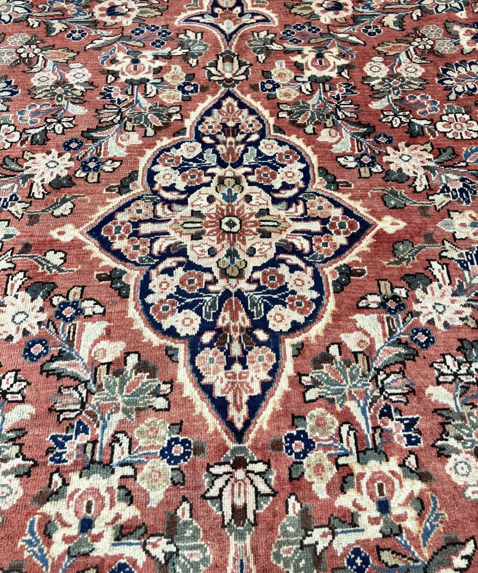 Persian Mahal Rug | 10' 6" x 13' 5" - Rug the Rock - availableHand-knottedMahal