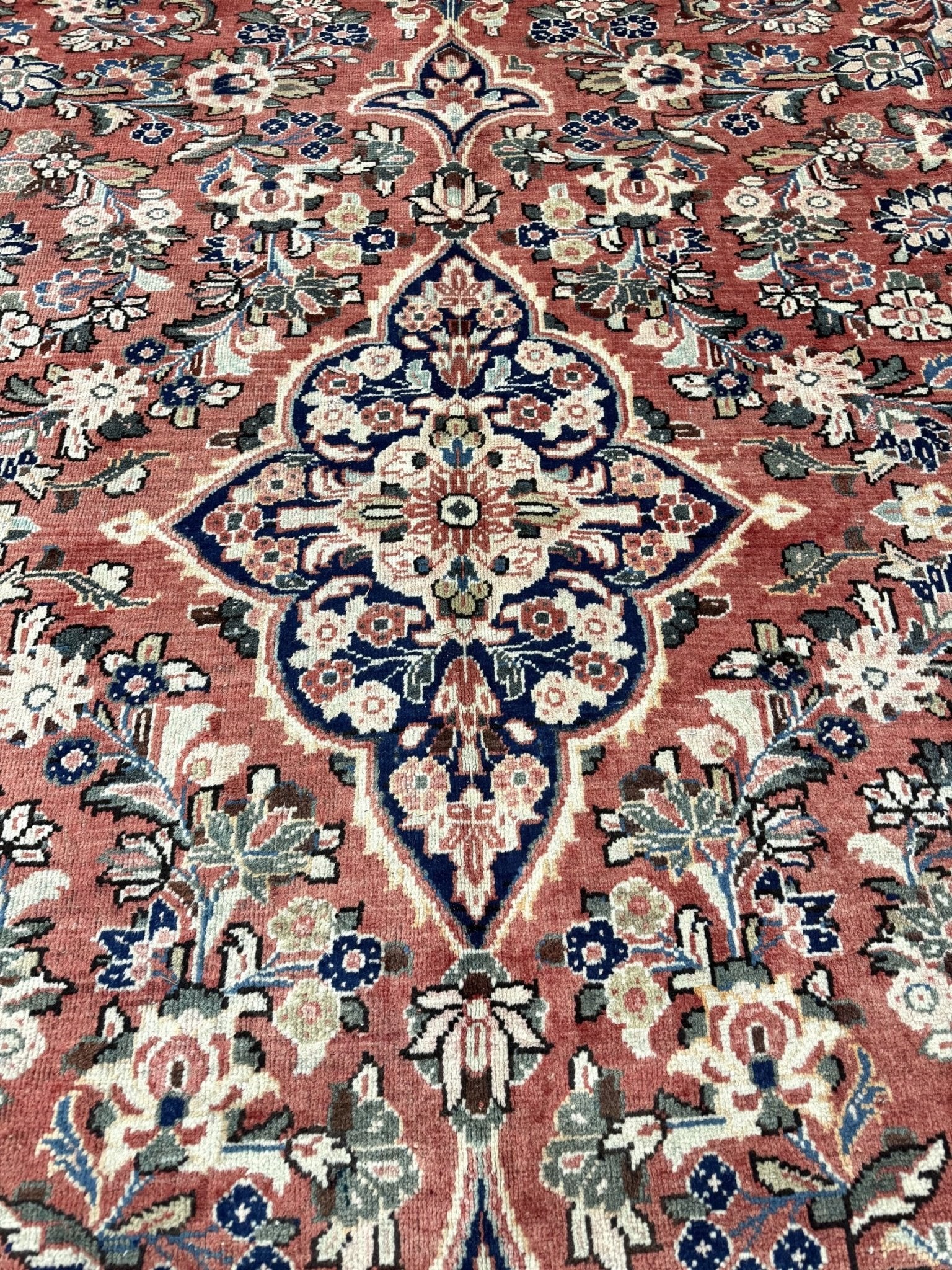 Persian Mahal Rug | 10' 6" x 13' 5" - Rug the Rock - availableHand-knottedMahal
